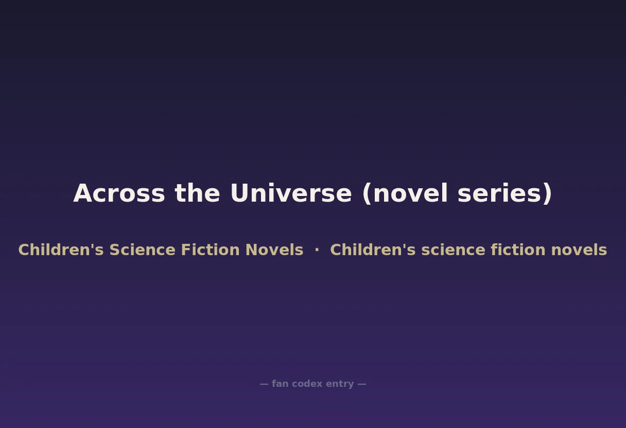 Across the Universe (novel series)